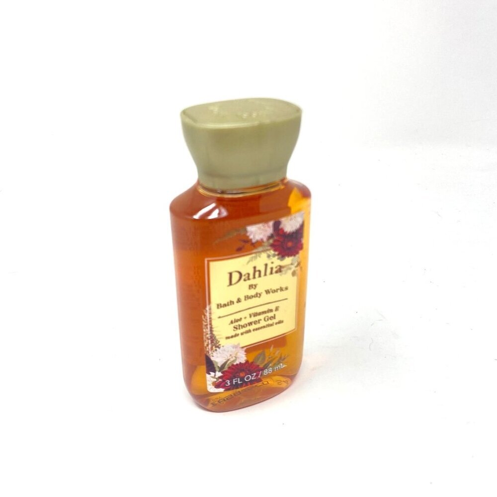 Bath & Body Works Dahlia Travel Size 3 Oz Shower Gel Pear Praline Nourishing